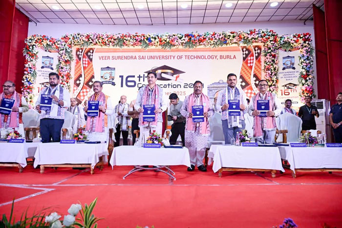 16th Convocation of VSSUT Burla on 13 September 2025