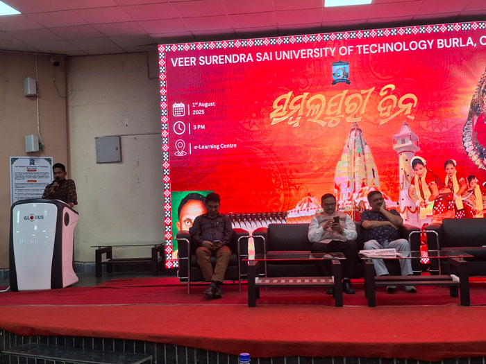 Celebration of Sambalpuri Din(01 August 2025) at VSSUT BURLA on the occasion of the Birth Anniversary of Guru Satya Narayan Bohidar