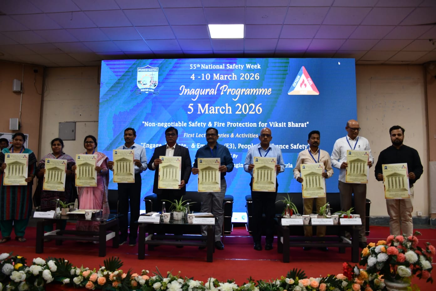 Celebration of 55th National Safety Week from 5-10March 2026@ VSSUT
