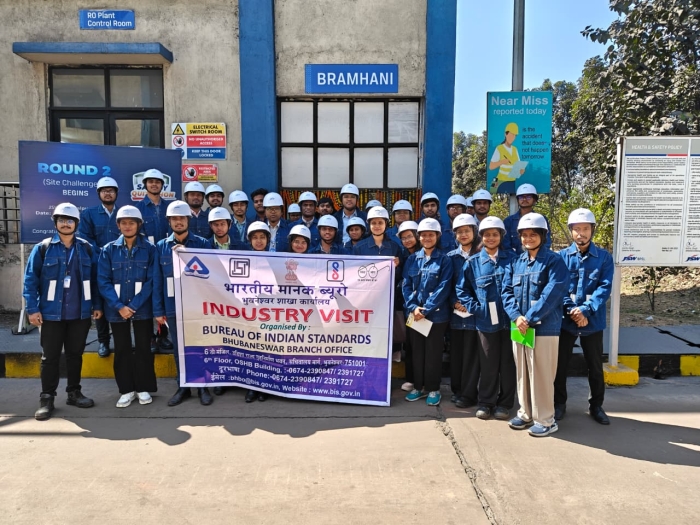 Industrial Exposure Visit to JSW Bhushan Steel and Power Limited, Jharsuguda, by the 6th Sem. students of Dept. of MME on 7th February 2026