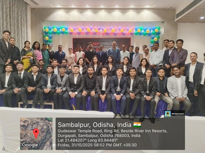 TEDx VSSUT held on 01 November 2025